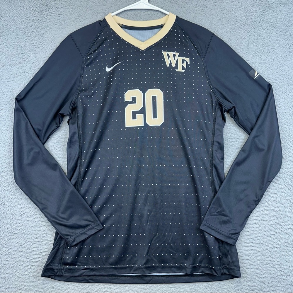 Wake Forest‎ Jersey Womens Medium Black Demon Deacon Sports Nike Polyester #20